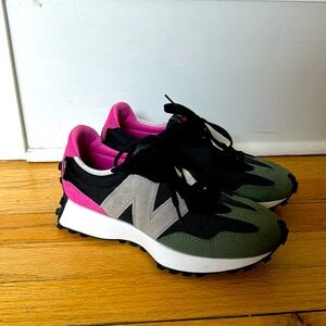 Balance 327 Cordura Nb Black Pink Grey Men Unisex Casual Shoes Men’s 6.5